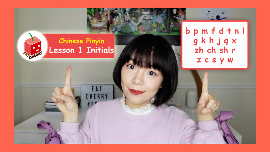 Mandarin Chinese Pinyin Lesson #1 Initials